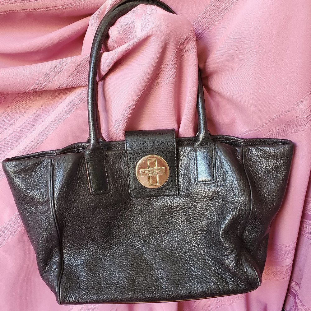 Kate Spade Anisha Bexley Leather Tote  wkru0923 Black